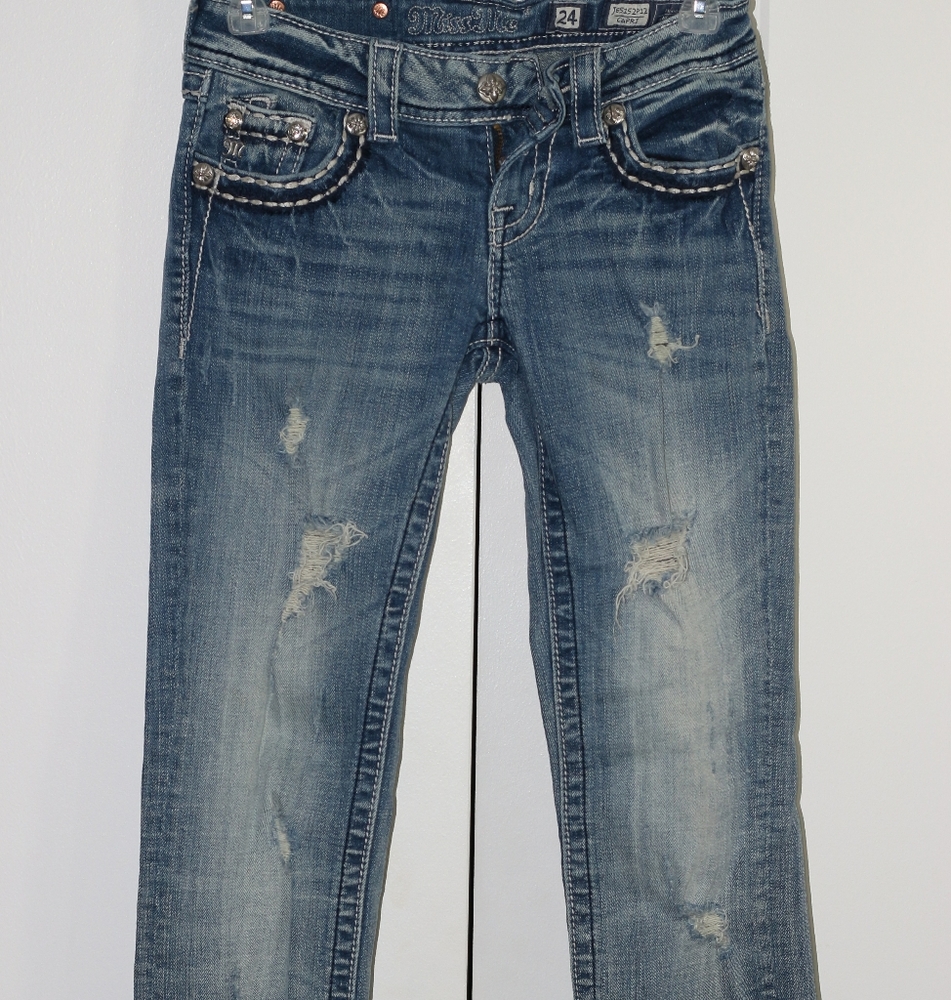 Miss Me Premium Denim Capri sz24